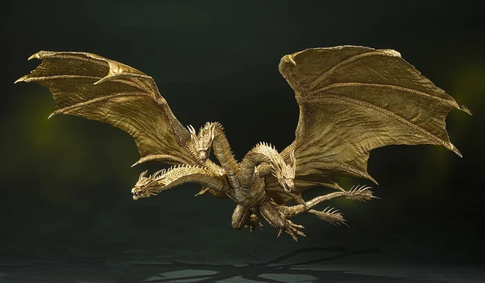 Bandai S.H.MonsterArts Godzilla: King Of The Monsters King Ghidorah (2019): Special Color Ver. 6 Bandai S.H.MonsterArts Godzilla: King Of The Monsters King Ghidorah (2019): Special Color Ver. - Image 4