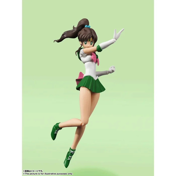 Bandai S.H.Figuarts Pretty Guardian Sailor Moon Sailor Jupiter: Animation Color Edition 6 Bandai S.H.Figuarts Pretty Guardian Sailor Moon Sailor Jupiter: Animation Color Edition - Image 4