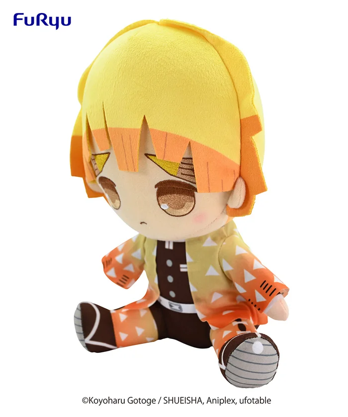 Demon Slayer: Kimetsu No Yaiba Zenitsu Agatsuma Big Plush Toy 4 Demon Slayer: Kimetsu No Yaiba Zenitsu Agatsuma Big Plush Toy - Image 2