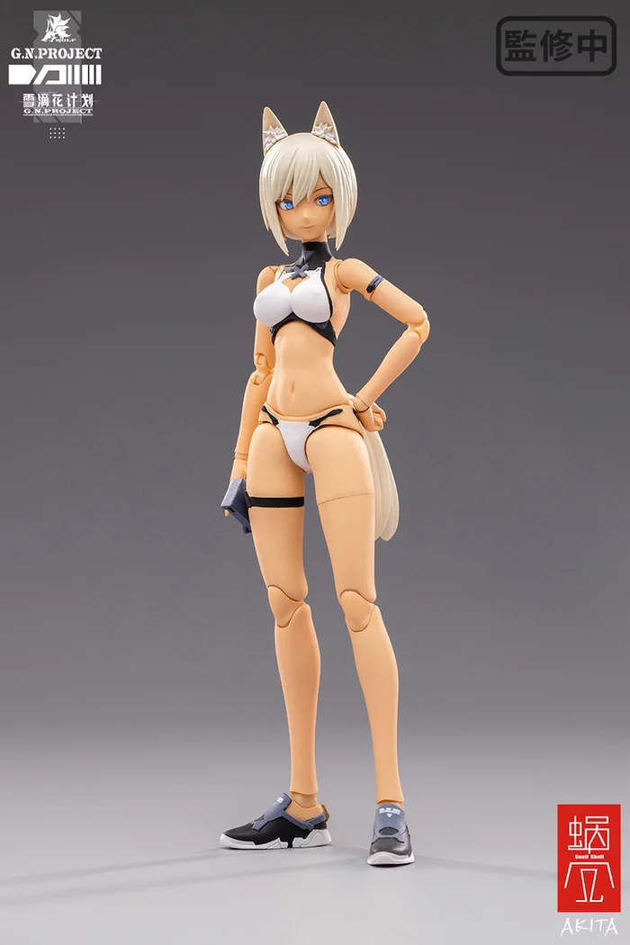 G.N.Project Vol. 1 WOLF-001: Swimsuit Figure Body & Equipment Set 1/12 Scale Action Figure 11 G.N.Project Vol. 1 WOLF-001: Swimsuit Figure Body & Equipment Set 1/12 Scale Action Figure - Image 9
