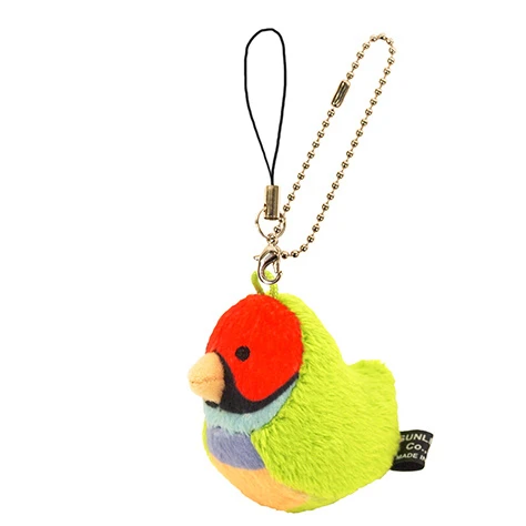 Irotoridori Gouldian Finch Keychain Strap 3 Irotoridori Gouldian Finch Keychain Strap