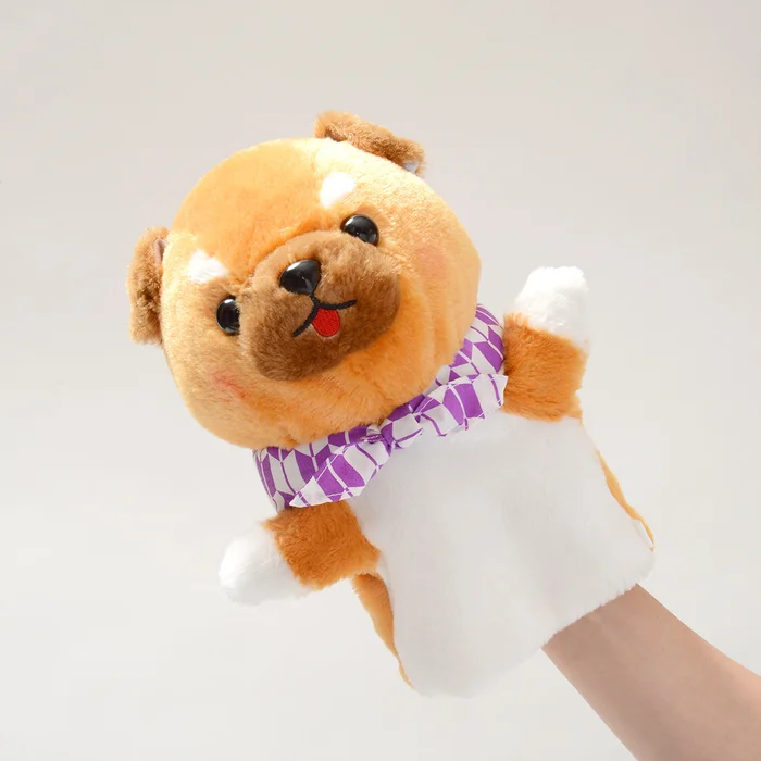 Mameshiba San Kyodai Dog Hand Puppets 3 Mameshiba San Kyodai Dog Hand Puppets
