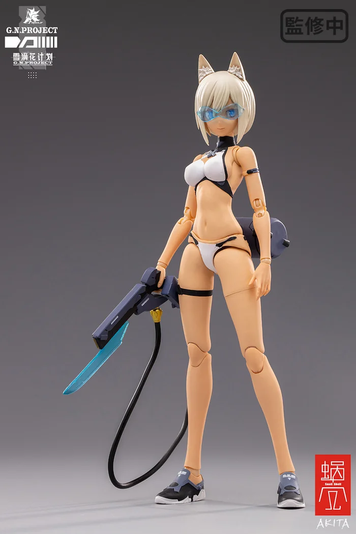 G.N.Project Vol. 1 WOLF-001: Swimsuit Figure Body & Equipment Set 1/12 Scale Action Figure 19 G.N.Project Vol. 1 WOLF-001: Swimsuit Figure Body & Equipment Set 1/12 Scale Action Figure - Image 17