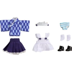 GOOD SMILE COMPANY Nendoroid Doll: Outfit Set (Japanese-Style Maid - Blue)
