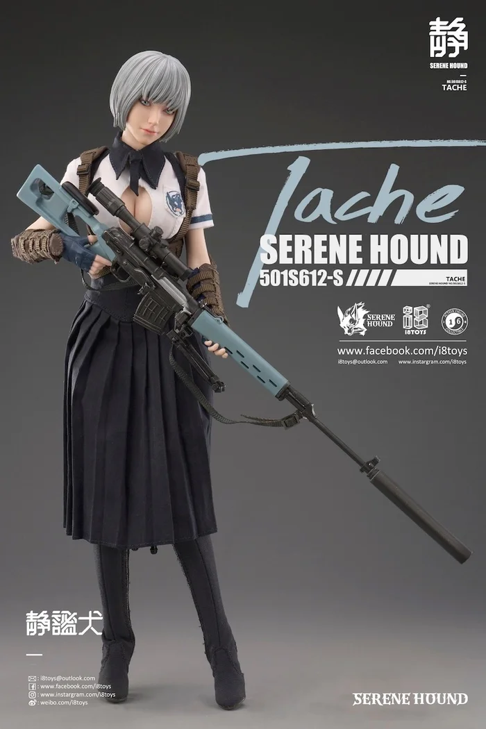 Serene Hound Series 501S612-S Tache 1/6 Scale Action Figure 5 Serene Hound Series 501S612-S Tache 1/6 Scale Action Figure - Image 3