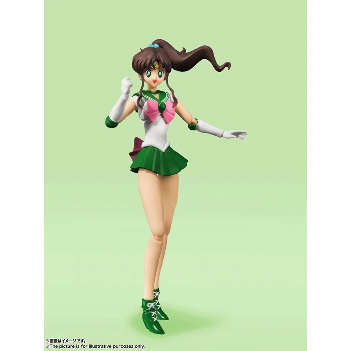 Bandai S.H.Figuarts Pretty Guardian Sailor Moon Sailor Jupiter: Animation Color Edition 4 Bandai S.H.Figuarts Pretty Guardian Sailor Moon Sailor Jupiter: Animation Color Edition - Image 2