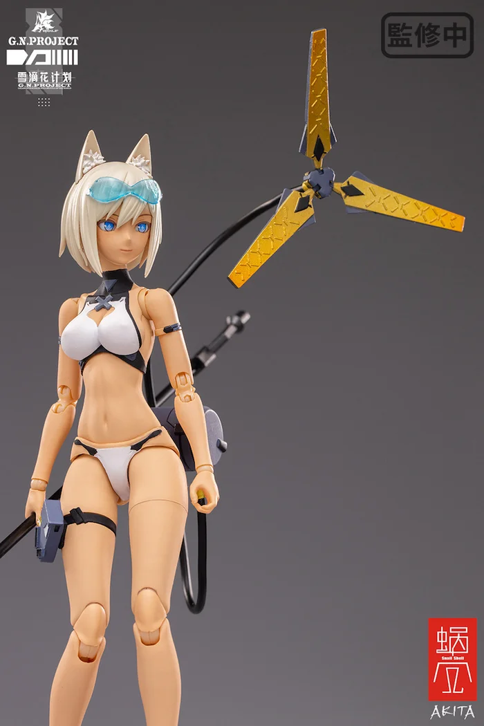 G.N.Project Vol. 1 WOLF-001: Swimsuit Figure Body & Equipment Set 1/12 Scale Action Figure 18 G.N.Project Vol. 1 WOLF-001: Swimsuit Figure Body & Equipment Set 1/12 Scale Action Figure - Image 16