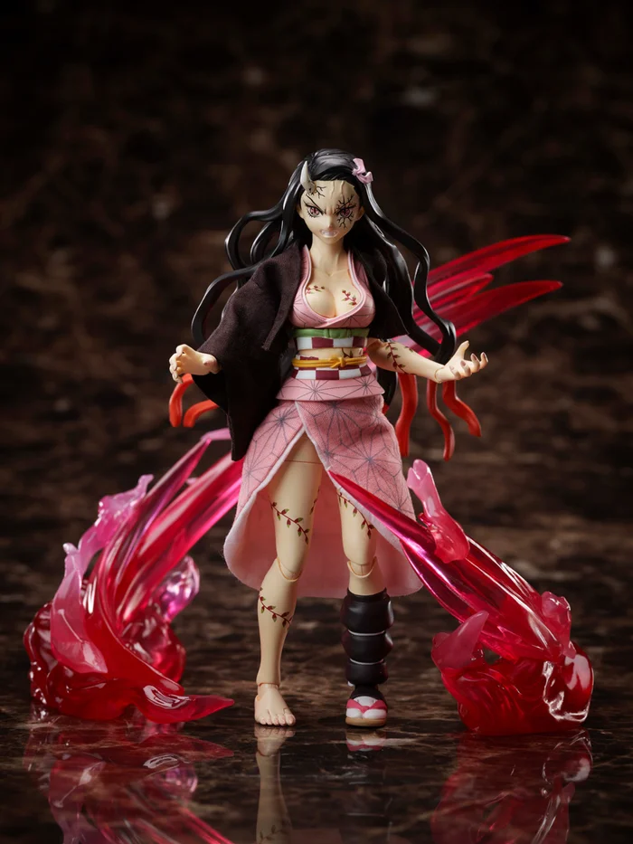 BUZZmod Demon Slayer: Kimetsu No Yaiba Nezuko Kamado: Demon Advancing Ver. 1/12 Scale Action Figure 3 BUZZmod Demon Slayer: Kimetsu No Yaiba Nezuko Kamado: Demon Advancing Ver. 1/12 Scale Action Figure