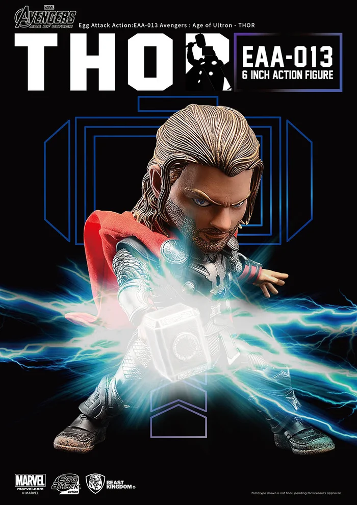 Marvel Egg Attack Action No. 13: Thor | Avengers: Age Of Ultron 3 Marvel Egg Attack Action No. 13: Thor | Avengers: Age Of Ultron