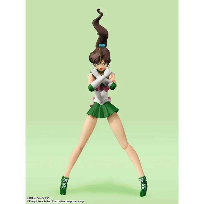 Bandai S.H.Figuarts Pretty Guardian Sailor Moon Sailor Jupiter: Animation Color Edition 5 Bandai S.H.Figuarts Pretty Guardian Sailor Moon Sailor Jupiter: Animation Color Edition - Image 3