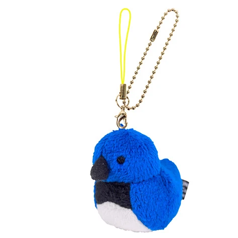 Irotoridori Blue-and-White Flycatcher Keychain Strap 3 Irotoridori Blue-and-White Flycatcher Keychain Strap