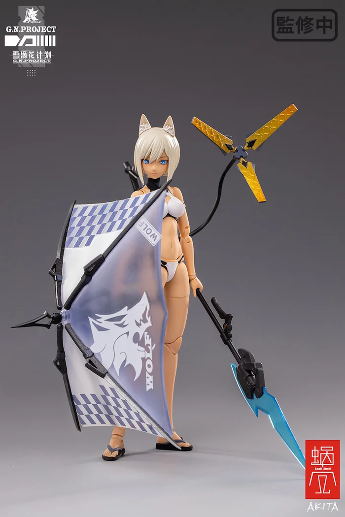 G.N.Project Vol. 1 WOLF-001: Swimsuit Figure Body & Equipment Set 1/12 Scale Action Figure 7 G.N.Project Vol. 1 WOLF-001: Swimsuit Figure Body & Equipment Set 1/12 Scale Action Figure - Image 5