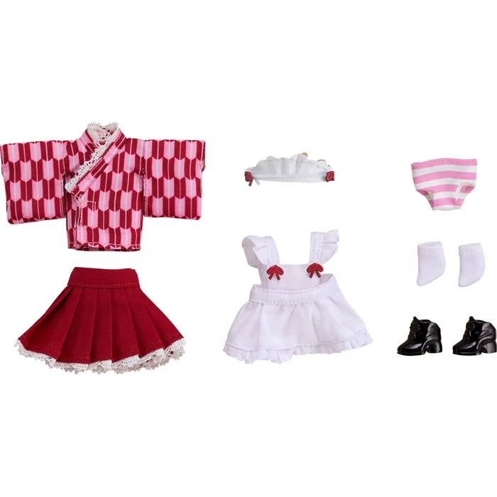 GOOD SMILE COMPANY Nendoroid Doll: Outfit Set (Japanese-Style Maid - Pink) 3 GOOD SMILE COMPANY Nendoroid Doll: Outfit Set (Japanese-Style Maid - Pink)