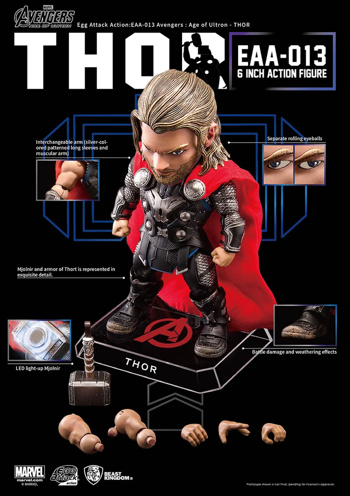 Marvel Egg Attack Action No. 13: Thor | Avengers: Age Of Ultron 5 Marvel Egg Attack Action No. 13: Thor | Avengers: Age Of Ultron - Image 3