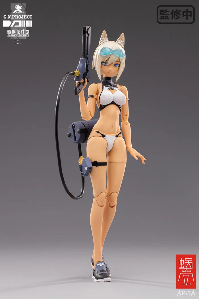 G.N.Project Vol. 1 WOLF-001: Swimsuit Figure Body & Equipment Set 1/12 Scale Action Figure 9 G.N.Project Vol. 1 WOLF-001: Swimsuit Figure Body & Equipment Set 1/12 Scale Action Figure - Image 7