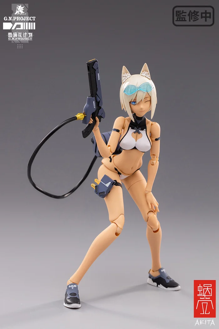 G.N.Project Vol. 1 WOLF-001: Swimsuit Figure Body & Equipment Set 1/12 Scale Action Figure 15 G.N.Project Vol. 1 WOLF-001: Swimsuit Figure Body & Equipment Set 1/12 Scale Action Figure - Image 13