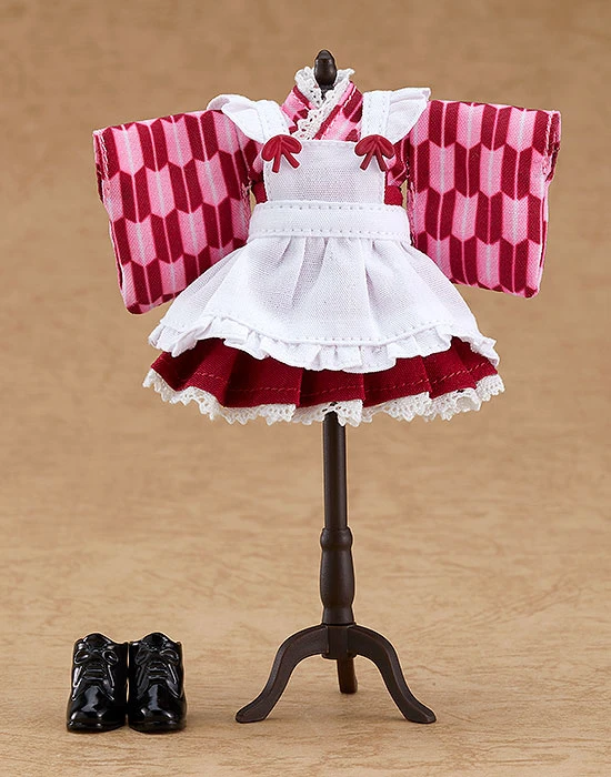 GOOD SMILE COMPANY Nendoroid Doll: Outfit Set (Japanese-Style Maid - Pink) 5 GOOD SMILE COMPANY Nendoroid Doll: Outfit Set (Japanese-Style Maid - Pink) - Image 3