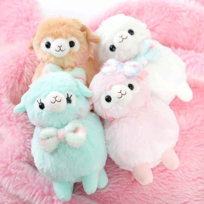 Alpacasso Kids Fuwamoko Ribbon Alpaca Plush Collection (Standard) 3 Alpacasso Kids Fuwamoko Ribbon Alpaca Plush Collection (Standard)